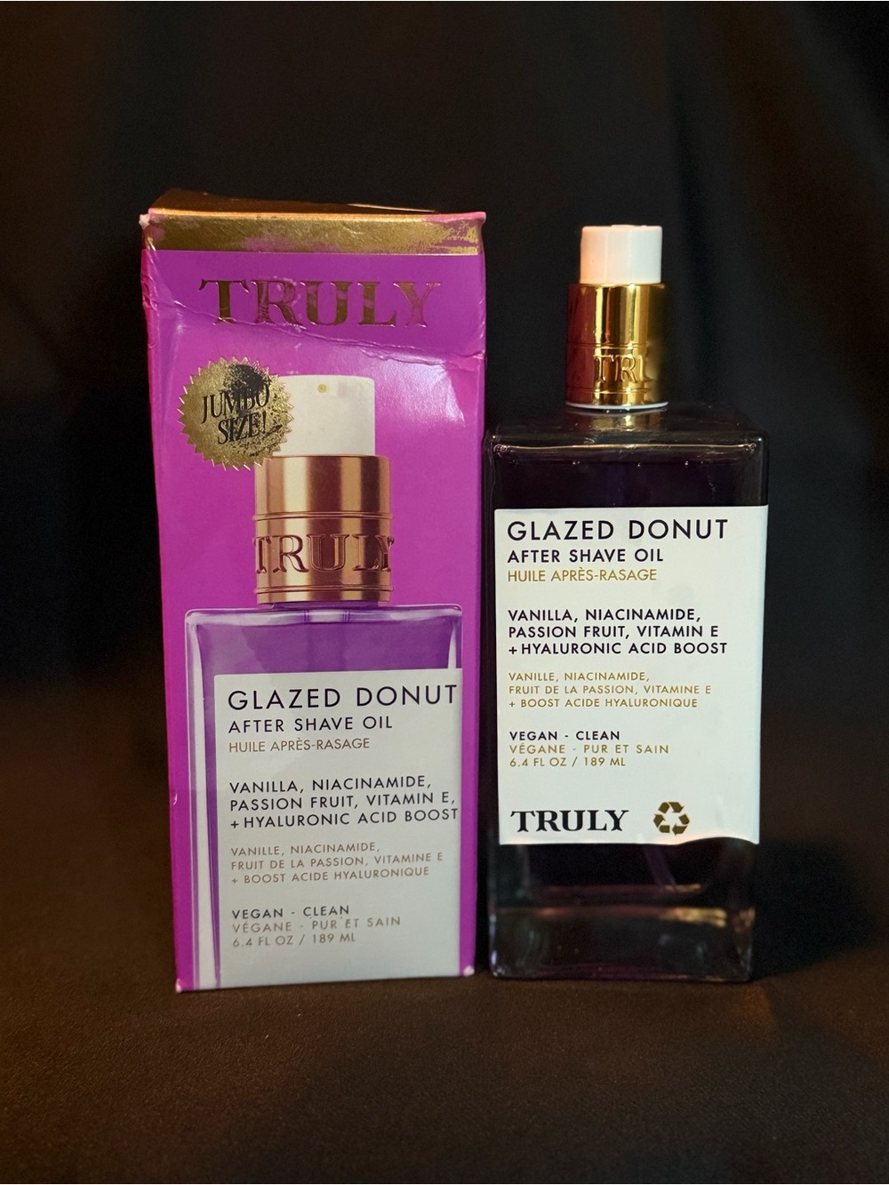 TRULY Jumbo Size Glazed Donut After Shave Oil